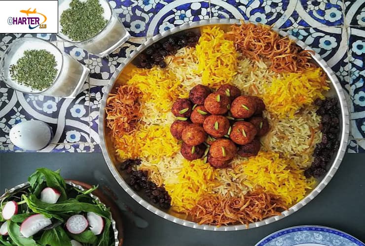 رشته پلو قیسی اردبیل 