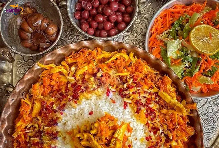 هویج پلو شیراز