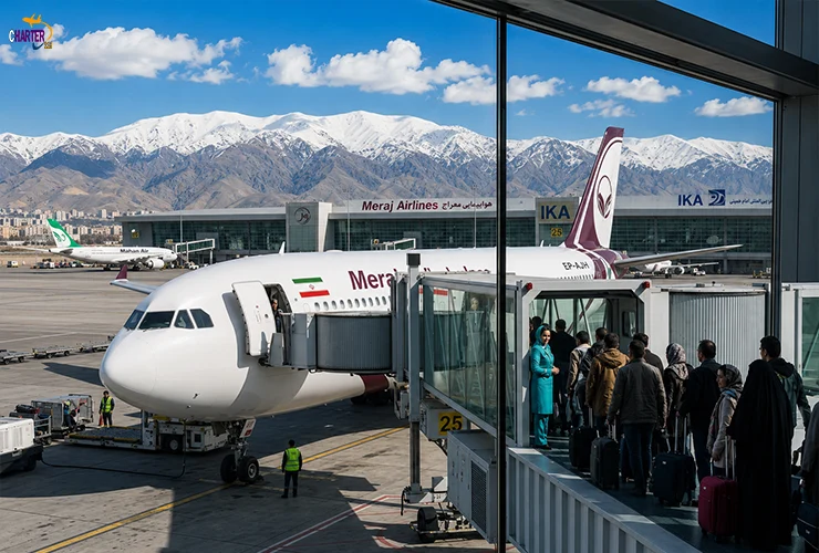 امکانات ایرلاین معراج
