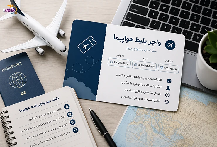چگونه واچر بلیط هواپیما را پیدا کنیم