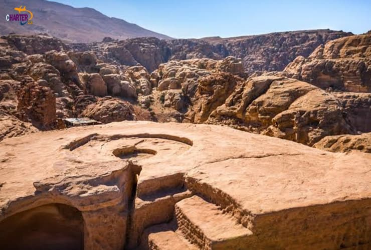 جایگاه بلند قربانی پترا