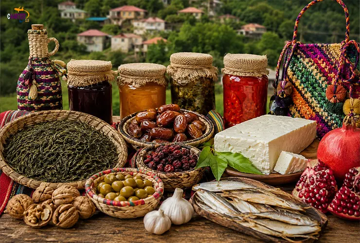 سوغات معروف گرگان، مازندران و گیلان
